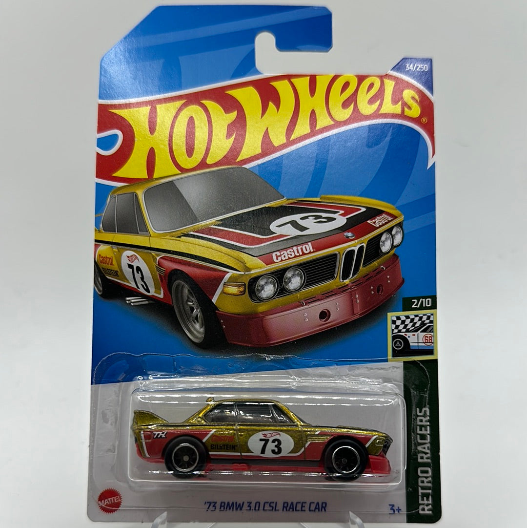 ‘73 BMW 3.0 CSL Race Car *STH* Super Treasure Hunt - Retro Racers 2/10 Hotwheels Mainline 34/250