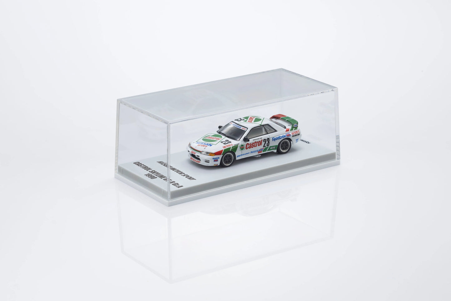 CASTROL NISSAN SKYLINE GT-R Gr.A 1990 #23 - Kyosho 1:64
