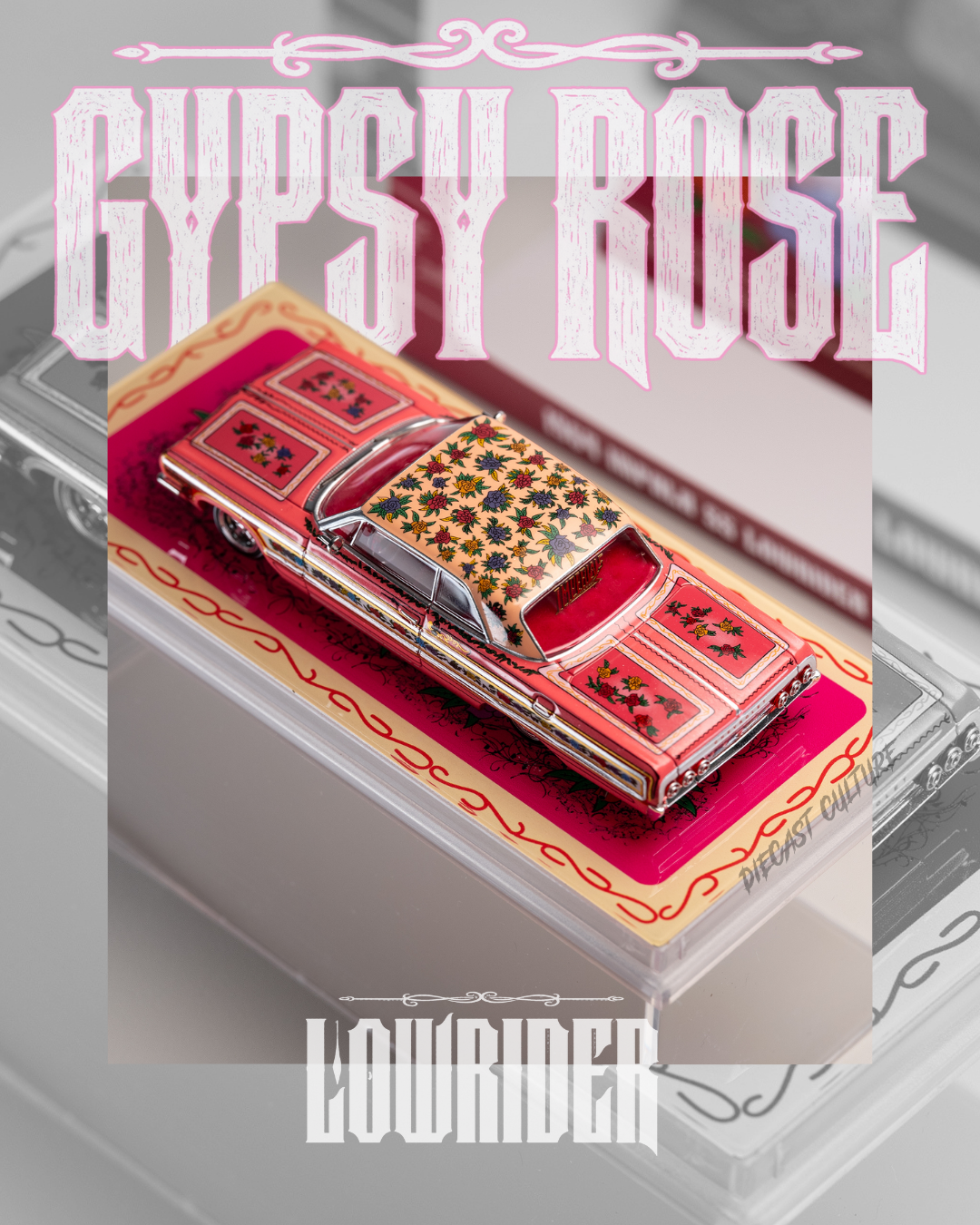 1964 Chevrolet Impala “Gypsy Rose” Lowrider 97M 1:64