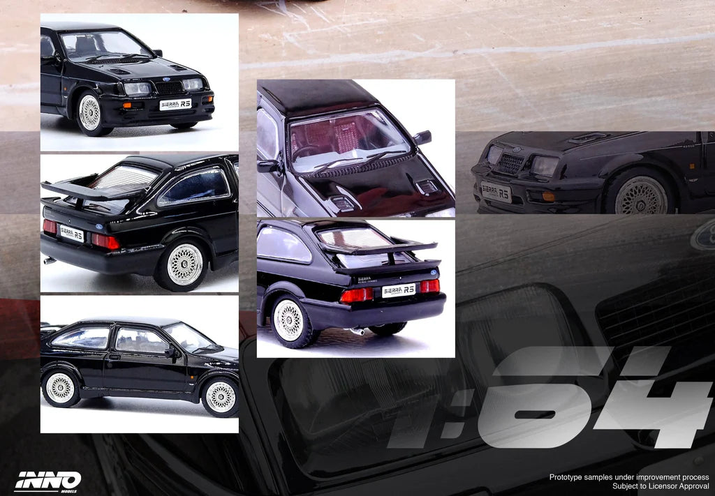 FORD SIERRA RS500 COSWORTH (BLACK) INNO64