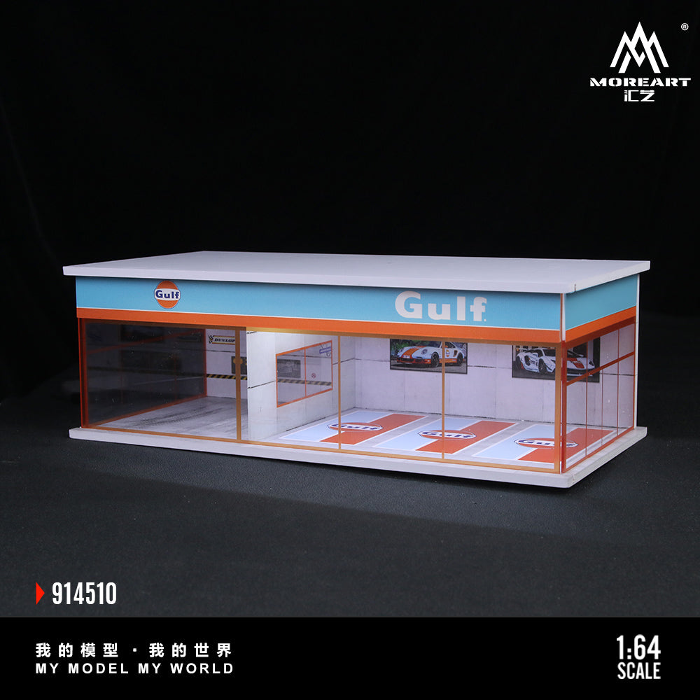 GULF Parking Exhibition Hall Scene MoreArt 1:64