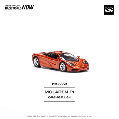 McLaren F1 Orange – PR64-0092 POP RACE