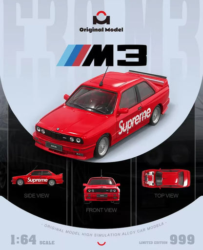 BMW E30 SUPREME LIVERY - ORIGINAL MODEL 1:64