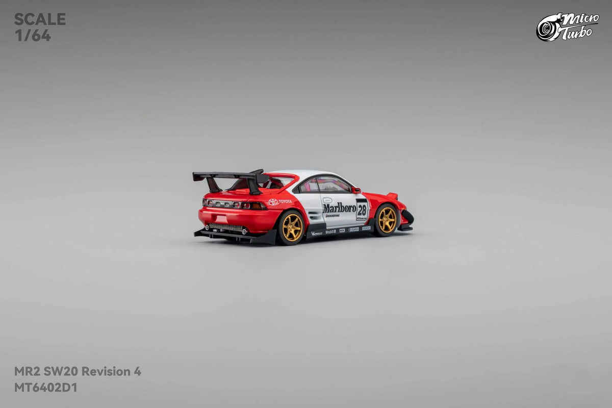 Custom MR2 - Marlboro Livery MicroTurbo 1:64 Scale