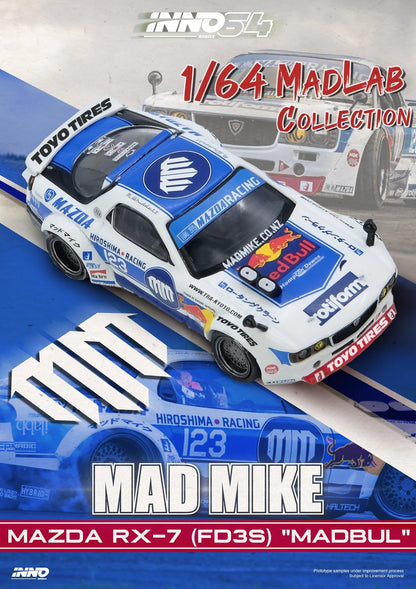 MAZDA RX7 (FD3S) PANDEM - MADLAB MAD MIKE INNO64 1:64