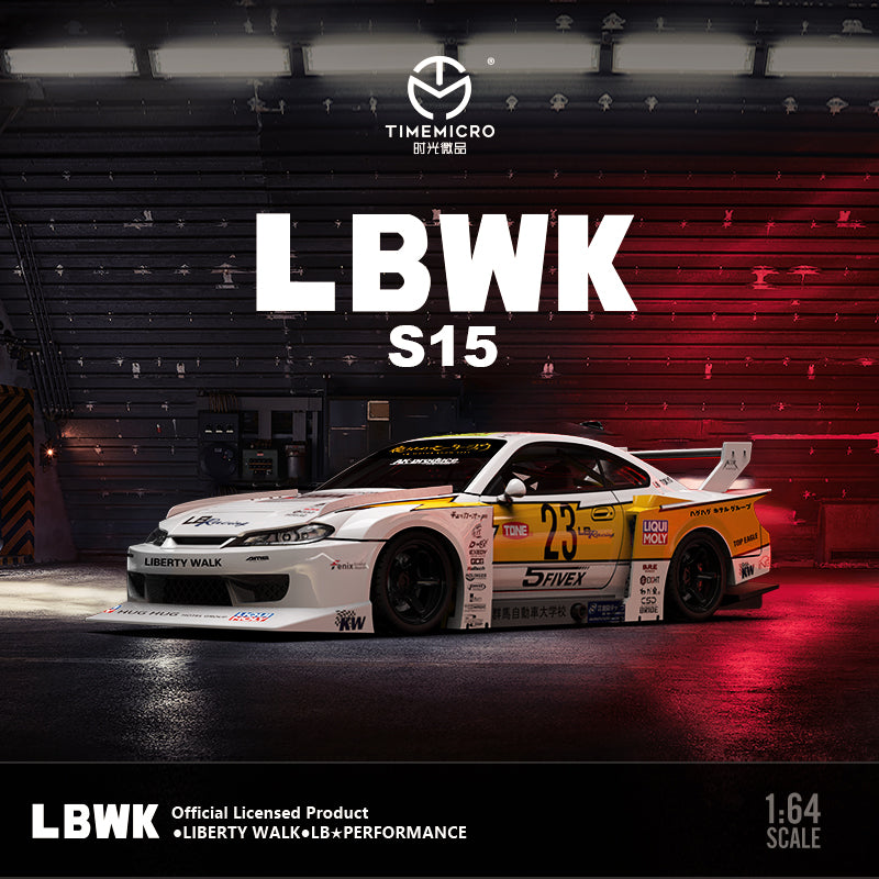 Nissan S15 LBWK Liberty Walk No.23 - *Limited to 2000pcs TimeMicro 1:64
