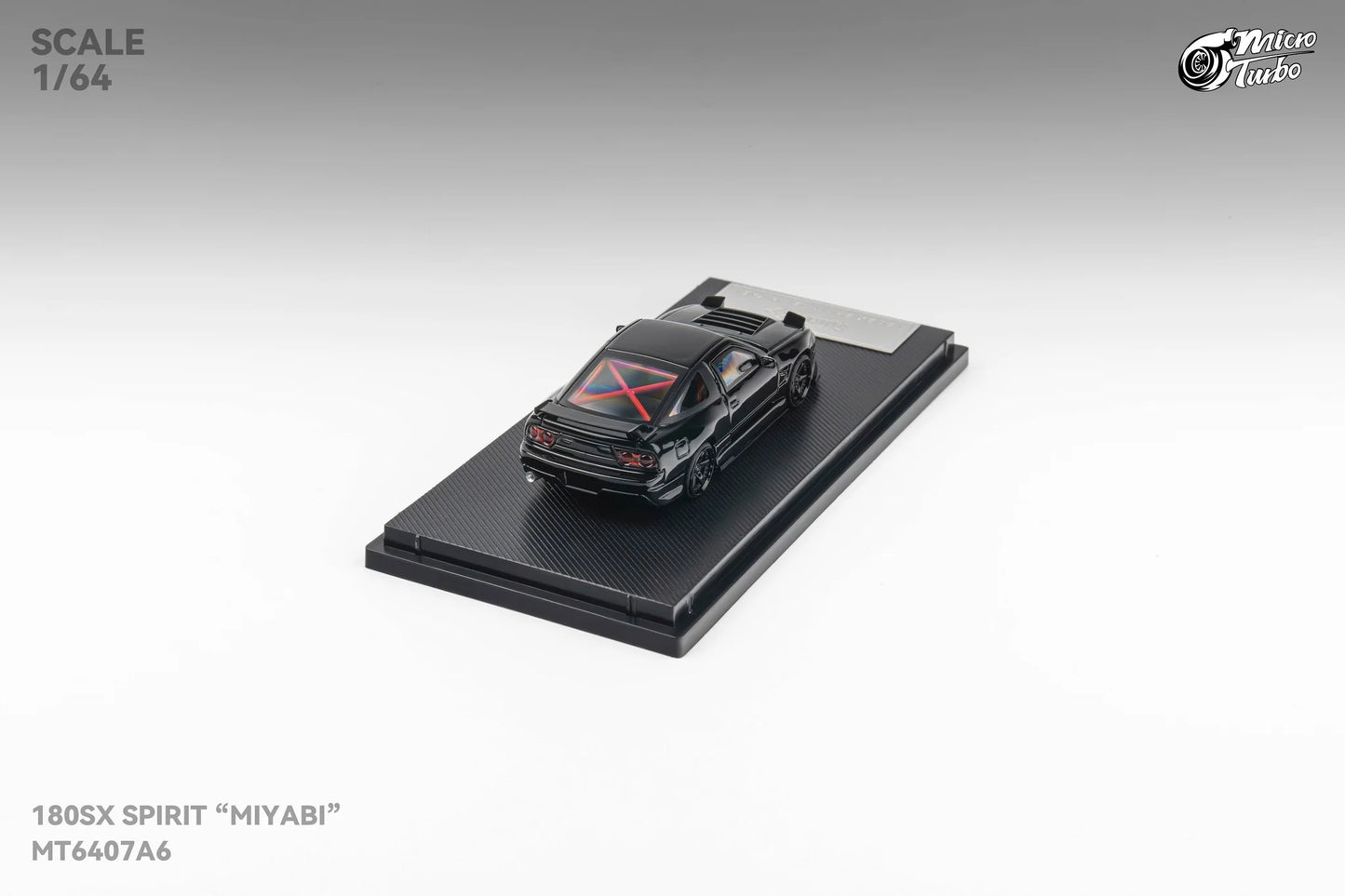 Custom 180SX "MIYABI" - Black Microturbo 1/64