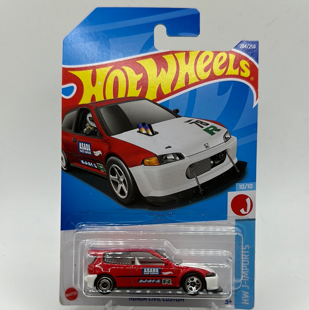 Honda Civic Custom HW J-Imports 10/10 Hotwheels Mainline 204/250