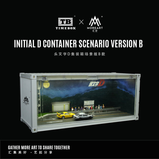 Initial D Container Scene Version B - w/ LED Lights [Timebox X Morearts]