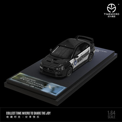 Mitsubishi EVO X Police Car DECEPTICONS - Special Edition TimeMicro