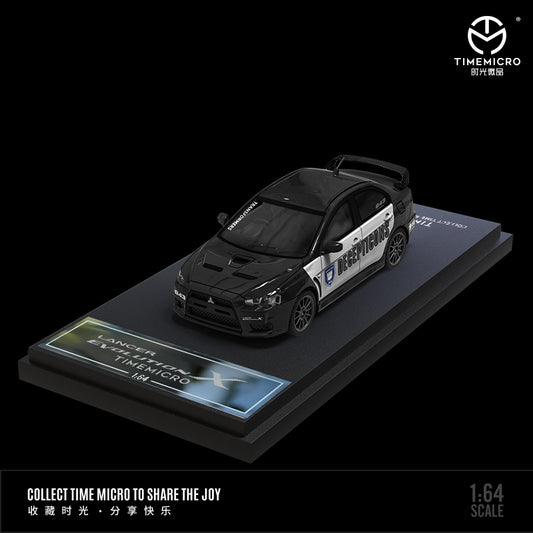 Mitsubishi EVO X Police Car DECEPTICONS - Special Edition TimeMicro