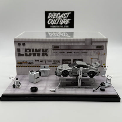 Liberty Walk Diorama LBWK w/ R35 Mainline Silhouette – Diecast Culture