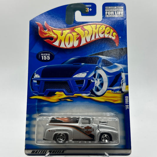 ‘56 Ford - Collector No. 155 Hotwheels Mainline 2001 HARLEY DAVIDSON