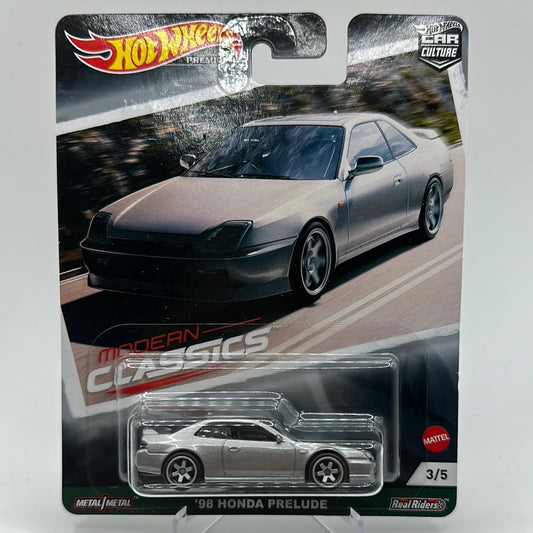 ‘98 Honda Prelude Modern Classics 3/5 Hotwheels Premium Car Culture