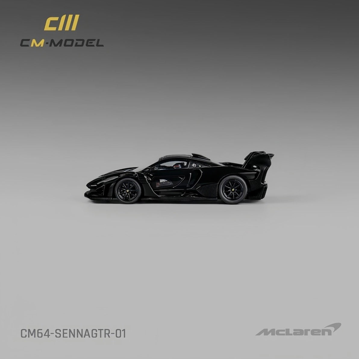 McLaren Senna GTR – Black - Limited Edition CM-Model 1:64