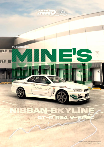 Nissan Skyline GT-R (R34) V-SPEC Tuned by “MINE’S” - INNO64