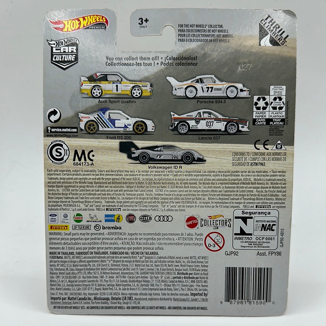 Volkswagen ID R Thrill Climbers 4/5 Hotwheels Premium Car Culture 1:64