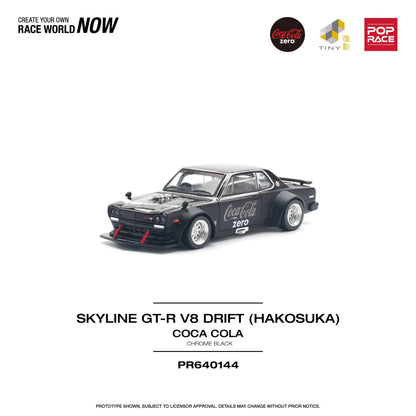 Nissan Skyline GT-R V8 (Hakosuka) Coca Cola Zero Black Chrome – PR64-0144