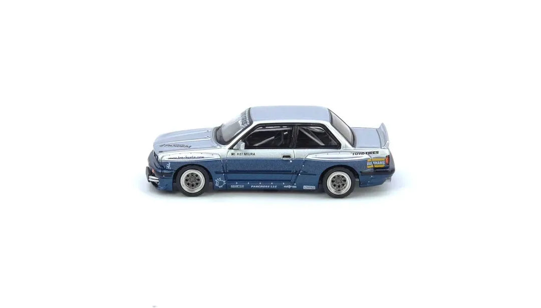 BMW PANDEM E30 M3 Silver/Blue - INNO64