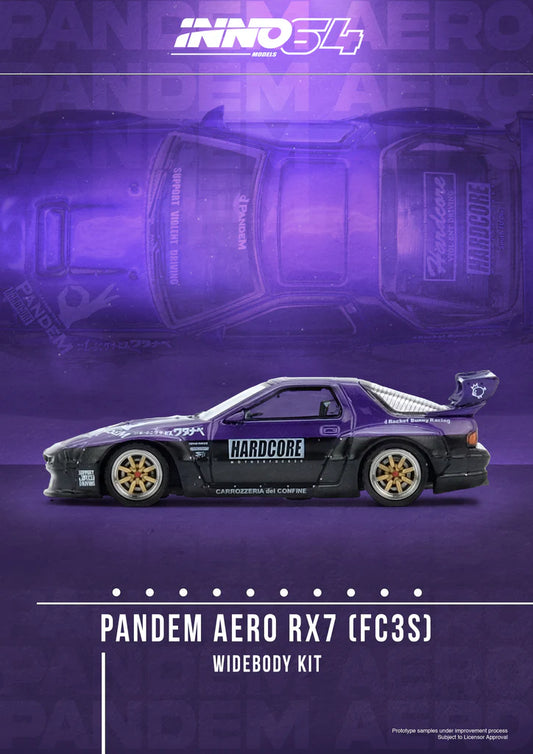 MAZDA RX7 (FC3S) "PANDEM AERO" WIDEBODY KIT (PURPLE) INNO64