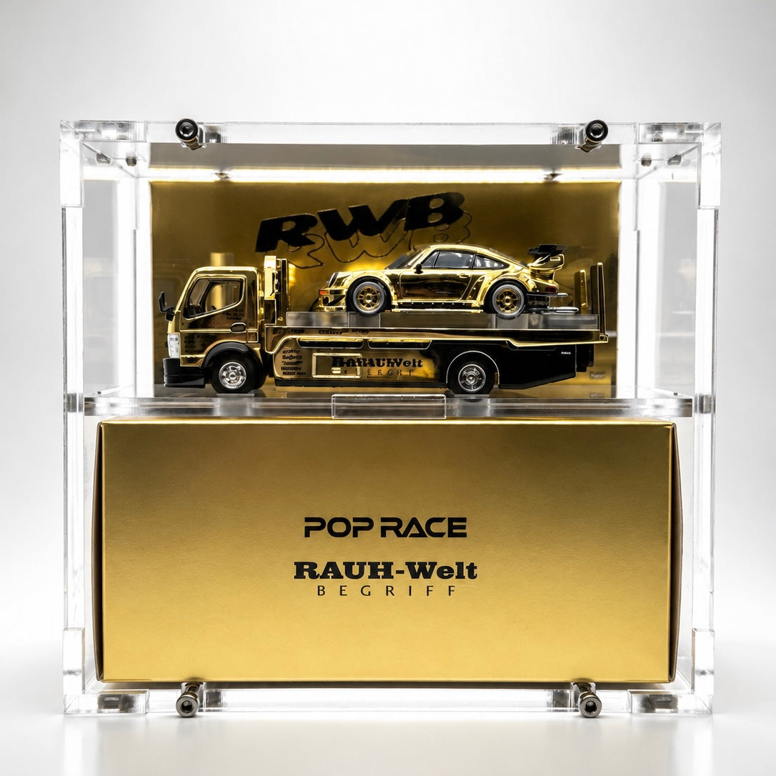 Acrylic Case w/ Anti-Roll Base – Made for Pop Race HEC Truck | TCWorkshop
