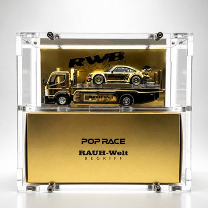 Acrylic Case w/ Anti-Roll Base – Made for Pop Race HEC Truck | TCWorkshop