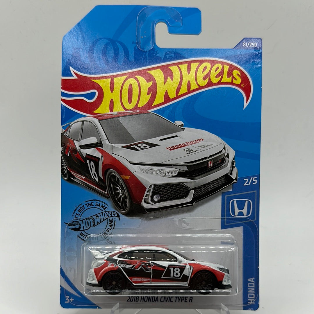 2018 Honda Civic Type R Honda 2/5 Hotwheels 81/250 Mainline