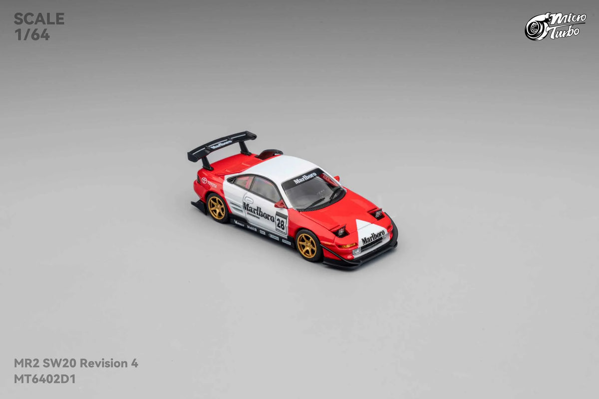 Custom MR2 - Marlboro Livery MicroTurbo 1:64 Scale
