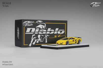 Custom Diablo SV (Metallic Yellow) - Micro Turbo 1:64