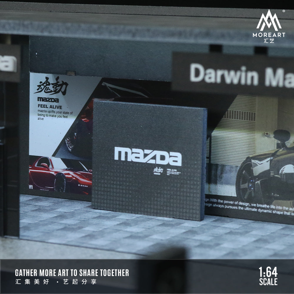 Mazda Showroom Model - w/LED LIGHTS Morearts 1:64