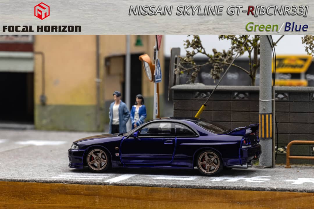 Focal Horizon 1/64 Nissan Skyline GT-R (R33) PURPLE - Limited 999pcs