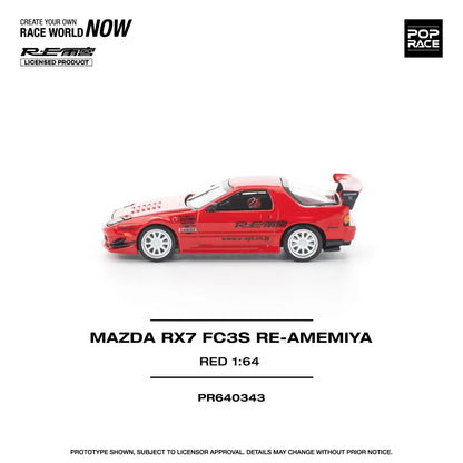Mazda RX-7 FC3S RE-AMEMIYA Red – POP RACE PR64-0343