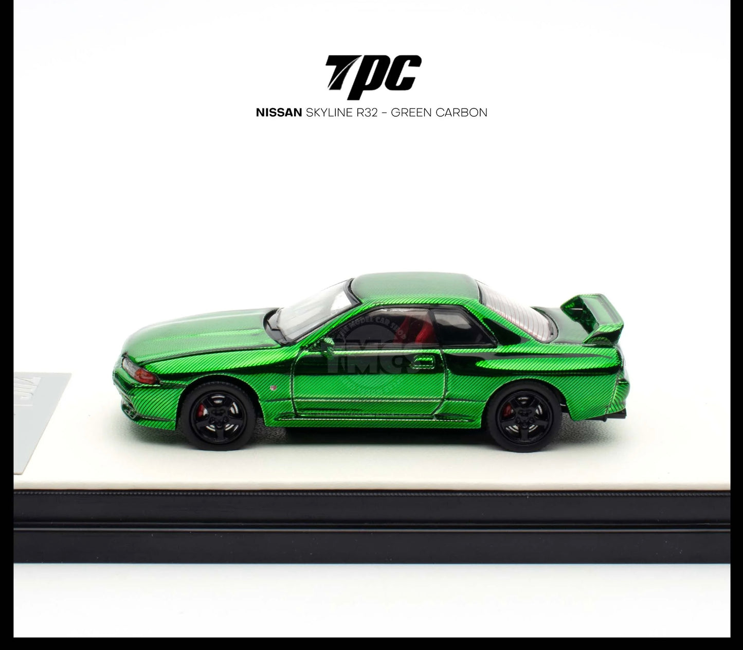 Nissan Skyline R32 (GREEN CARBON) Limited 499pcs TPC 1:64