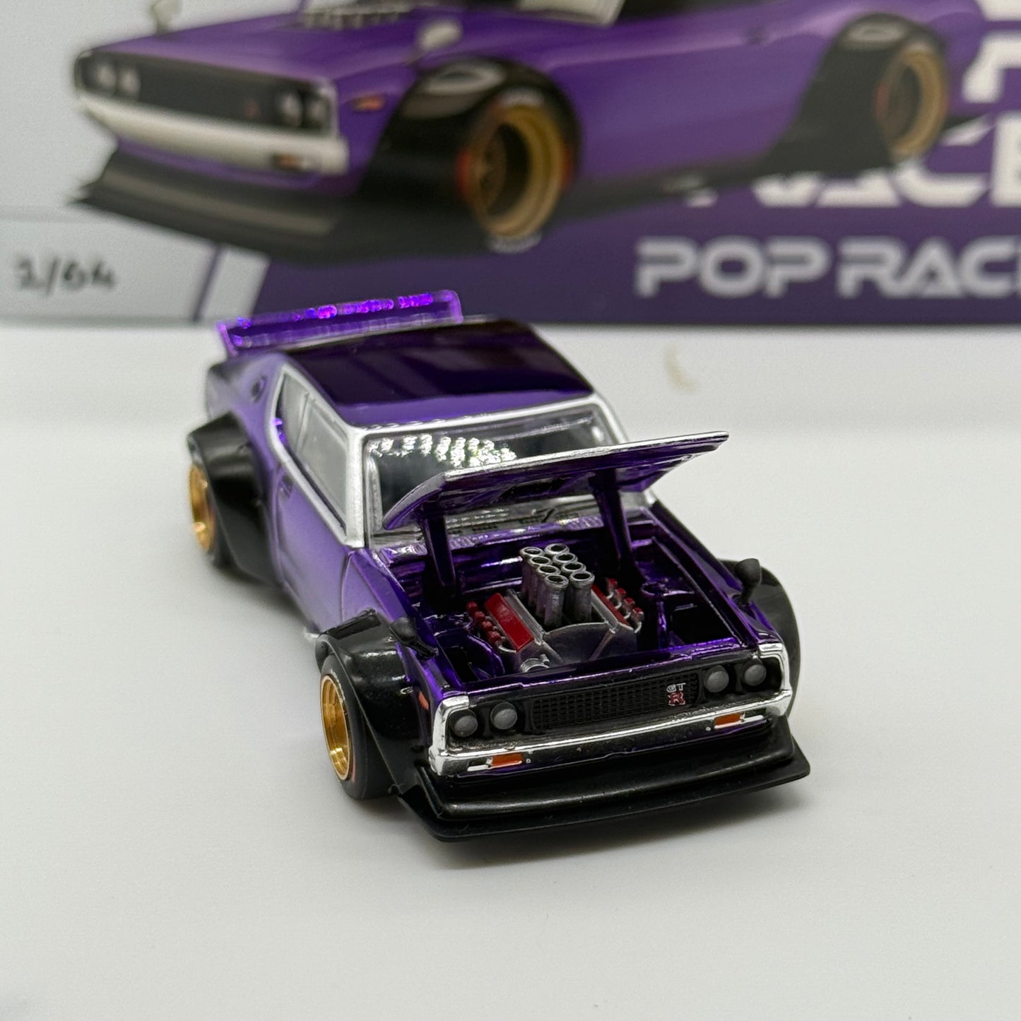 Pop Race XCARTOY Takui 1/64 Skyline Kenmeri China Limited
