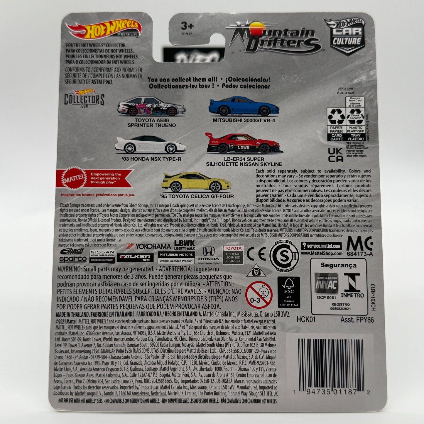 LB-ER34 Super Silhouette Nissan Skyline LBWK *CHASE* 0/5 Mountain Drifters Hotwheels Premium