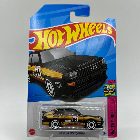 ‘84 Audi Sport Quattro Black* HW The ‘80s 9/10 Hotwheels Mainline 152/250