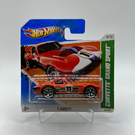 Corvette Grand Sport *TH* Treasure Hunt 9/15 Hotwheels Mainline 59/244 short card