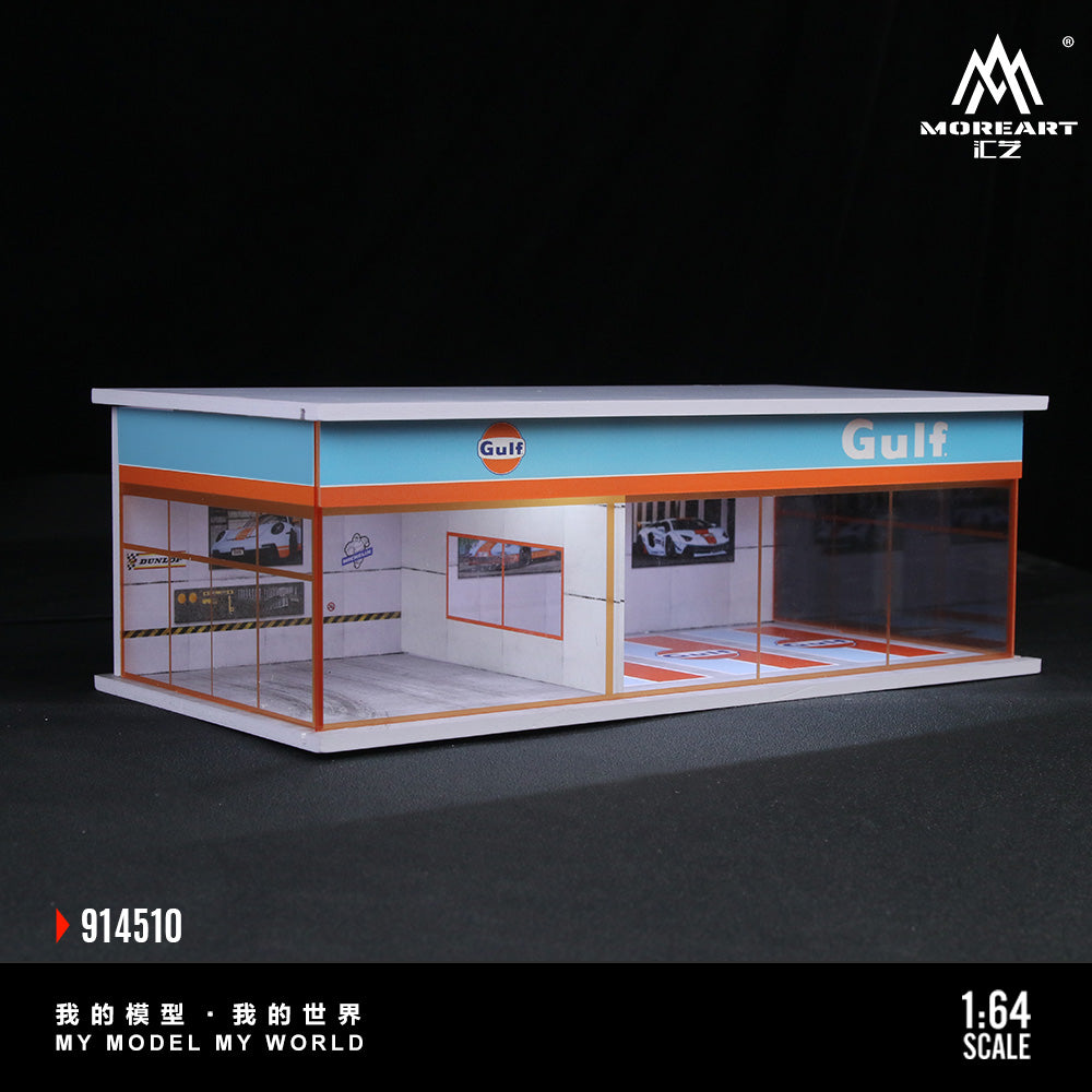 GULF Parking Exhibition Hall Scene MoreArt 1:64