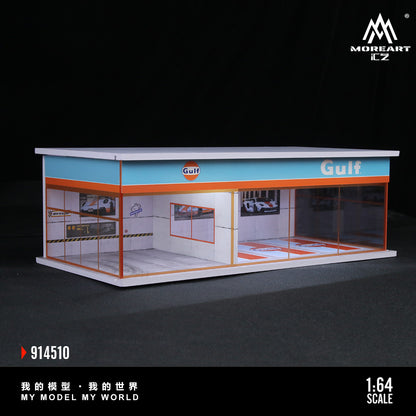 GULF Parking Exhibition Hall Scene MoreArt 1:64