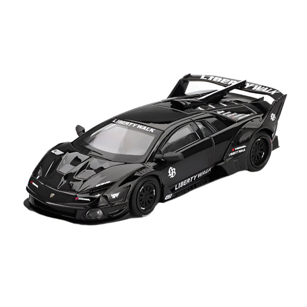 LAMBORGHINI LB-SILHOUETTE WORKS MURCIELAGO GT EVO BLACK - MiniGT 1:64
