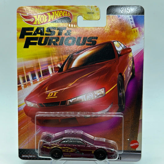 Nissan 240SX (S14) The Fast & the Furious 2/5 Hotwheels Premium 1:64 Scale