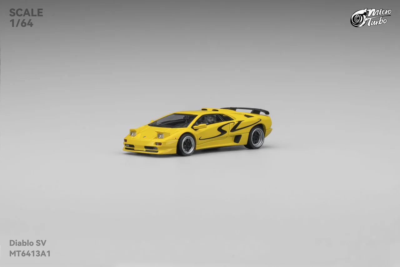 Custom Diablo SV (Metallic Yellow) - Micro Turbo 1:64