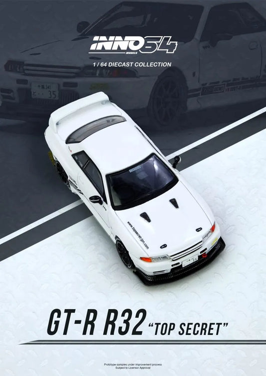 Top Secret Nissan Skyline VR32 GT-R White - INNO64
