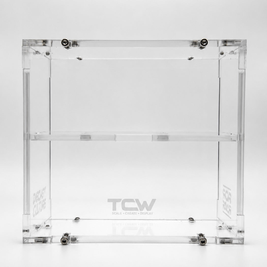 Acrylic Case w/ Anti-Roll Base – Made for Pop Race HEC Truck | TCWorkshop
