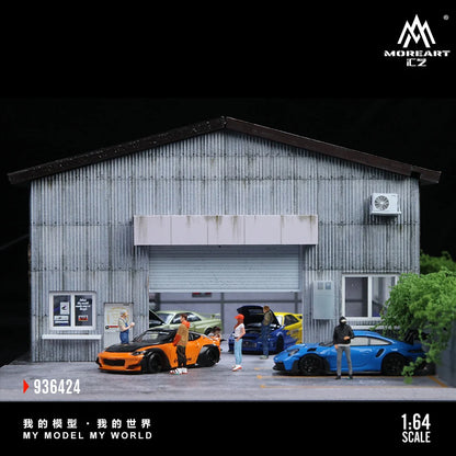 Factory Building C Diorama - MoreArt 1:64