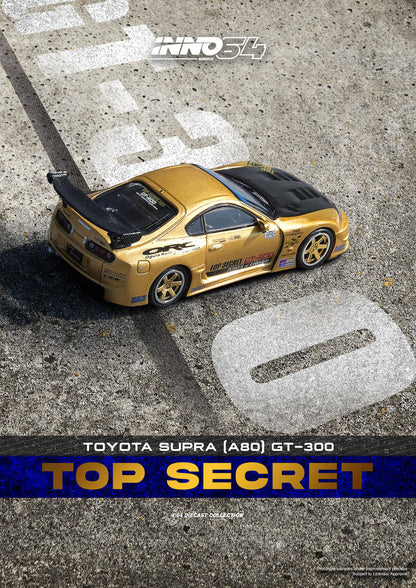TOYOTA SUPRA (A80) TOP SECRET GT300 (GOLD) INNO64