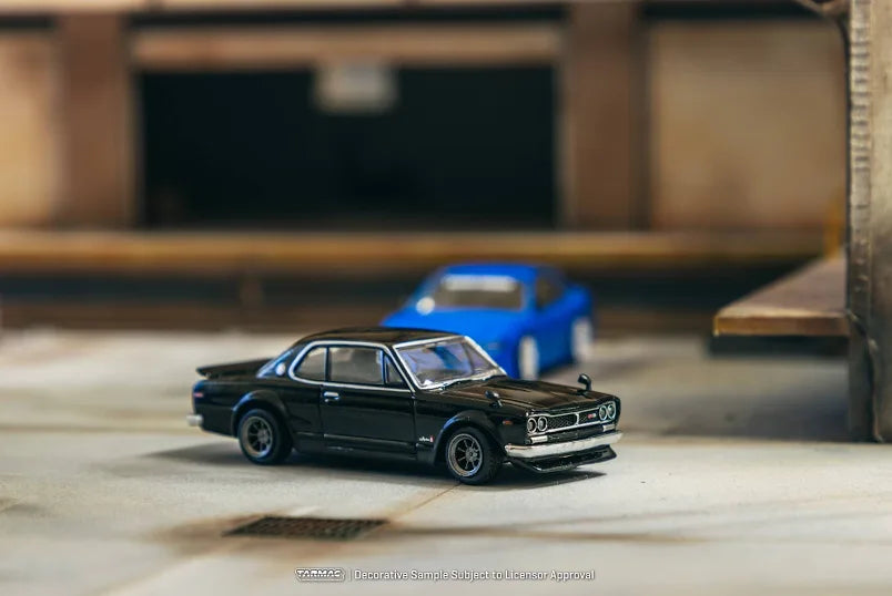 Nissan Skyline 2000GT-R (KPGC10) Black - Tarmac Works 1/64