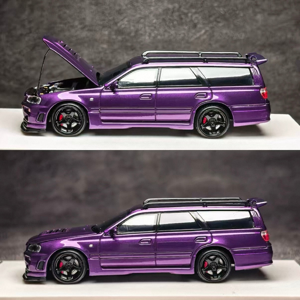 Nissan Stagea R34 Purple - LIMITED 499pcs Focal Horizon 1:64