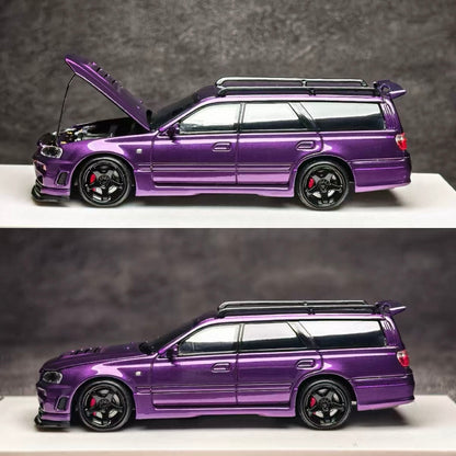 Nissan Stagea R34 Purple - LIMITED 499pcs Focal Horizon 1:64