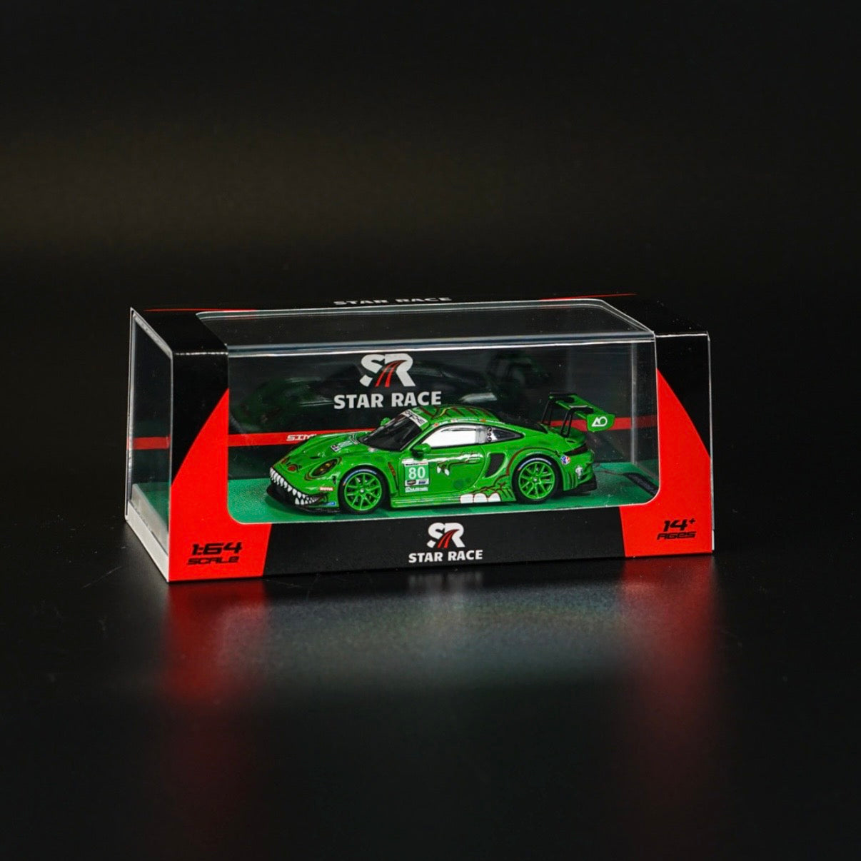 Porsche 911 GT3 R Rexy #80 Ao Racing - Star Race 1:64 *Limited to 999pcs*